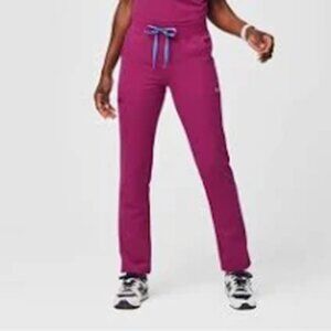Figs Fuchsia Yola Skinny Scrub Pants P14